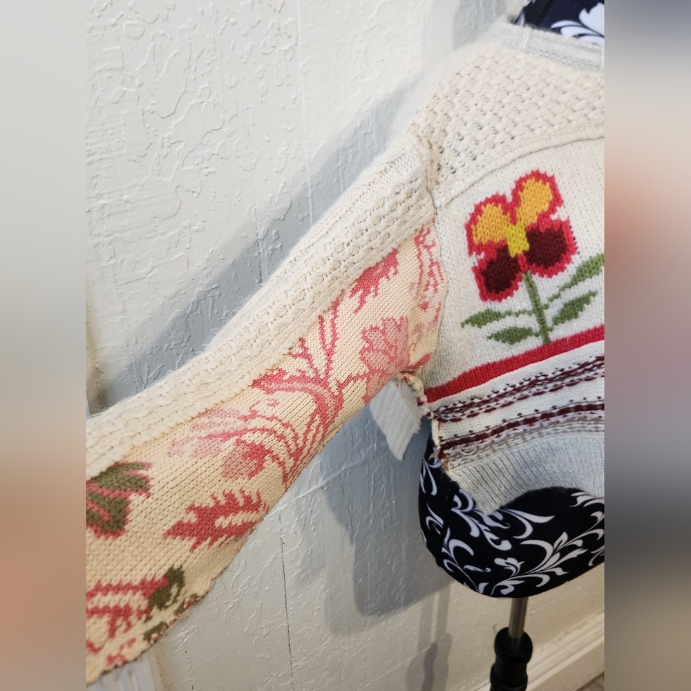Kimichi Blue Rosemary Crafty Knit Pullover Sweater Sz Small - Picture 8 of 10